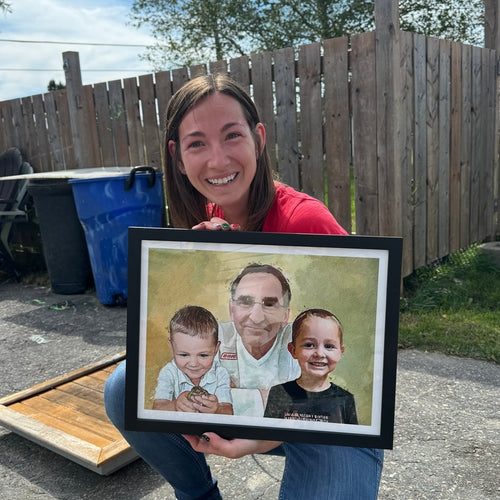 Joanne's Journey: Crafting Custom Family Portraits for Eternal Memories