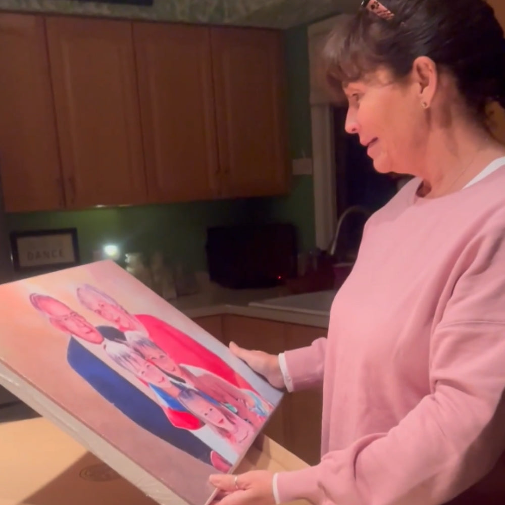 Portrait Mastercard How Custom Portraits Are Made: From Photo Upload to Final Artwork ...