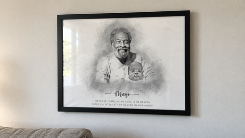 A Grandfather and Grandson Portrait That Was Once Impossible