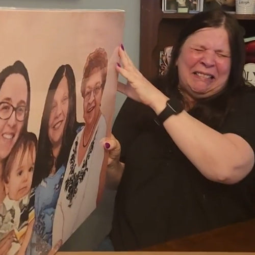 Steven's Heartfelt Mother’s Day: A Custom Family Painting Gift
